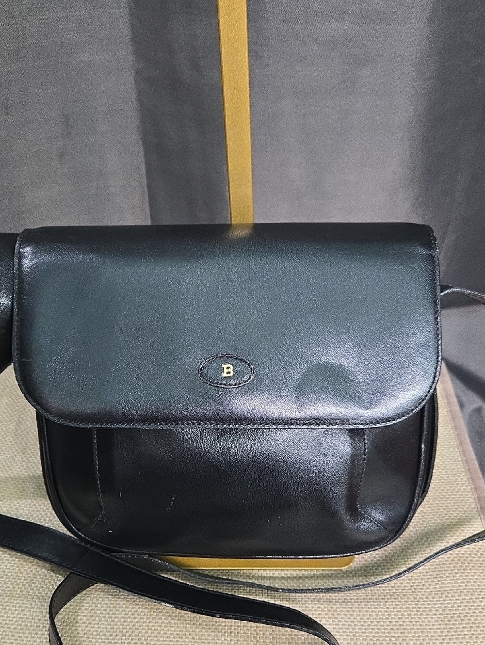 Bally Black Leather Crossbody